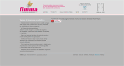 Desktop Screenshot of fimma.it
